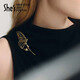 She s Qianzi light luxury retro butterfly brooch niche design suit brooch brooch birthday gift for girlfriend
