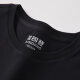 Bosideng (Bosideng) 25 Summer Nuevo estilo Jiaoyang Camiseta de algodón puro para mujeres Tendencia fría tendencia suelta B2502225112yh Yinyu Black 9755 L 170/92a