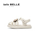 Belle braided fashion sandals, shopping mall same style cartoon breathable and comfortable children's shoes V1116B65 beige 30