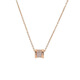 Fat Donglai's same 18k gold small waist necklace does not fade 18k rose gold women's 2025 new light luxury niche rose gold