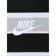 Nike men's striped comfortable breathable lapel sports and casual short-sleeved T-shirt FN3897 Black and white FN3897-010 M