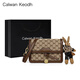 CALWAN KEODH Sac de site officiel Sac pour femmes NOUVEAU CROSSBOCK CROSSBOCME Single Single Single Luxury Luxury CK Style Poldoufle Girance d'anniversaire pour petite amie [Coffee Color] Brand Mode Retro Small Sacl