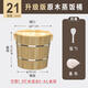 Zhiyao fir steamed rice wooden barrel household small steamed rice barrel commercial glutinous rice balls sushi steamed rice wooden barrel 30cm diameter about steaming 5Jin Jin is equal to 0.5kg uncooked rice steamed cloth rice