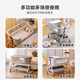 Beyrutos berceau berceau mobile lit portable pliable pliable multifonction lit bb lit nouveau-né bébé épissage grand lit gris + matelas mémoire + moustique net + torsion lit circonférence shaker variable + lit d'épissage variable