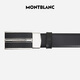 Montblanc Montblanc Cow Plewide Hebilla Automaticle Automático Cinturón de cinturón de un solo lado 3CM 118421 Regalo
