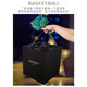 Spalding (SPALDING) basketball gift for boyfriend on Valentine's Day 7 PU glowing reflective birthday gift box for boys 76-867Y [Silver Blue Five-pointed Star] gift box free of charge No. 7 basketball (standard ball)