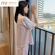 Modal French Palace Style Ice Seide Pyjamas Damen-Kurzarmhose im Sommer Neue Internet-Promi-Kleidungsstil-Kleidungsstücke Set hochwertig-yfy9905 Kurzarmhosen] M empfohlen 80-100jin [Jin gleich 0,5 kg]]