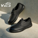 VOLO Rhino Men's Shoes Soft Sole Business Casual Leather Shoes Men's Lace-Free Winter All-match Sneakers Black 40