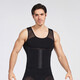 Langsha shapewear men's tummy control vest ultra-thin beer belly powerful chest corset invisible meat artifact tight slimming top