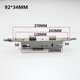 Pupan hält die Hände, um die gebrochene Brücke Aluminium Schwingtür Schloss Körper Aluminiumlegierungstür Schloss Körper weiß 9230 Gesamtlänge 270 35-45 mm Universal Typ ohne Schlüssel