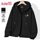 Baleno sweatshirt men's spring and autumn trendy creative cardigan zipper hooded top youth casual sports loose hoodie
