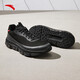 ANTA Elastic Rubber丨Training Shoes Sports Shoes Men's Soft Sole Cushioning Comfortable Running Shoes Commuting Shoes 112515501 Basic Black-7 41 (Male)
