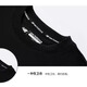 newbalance nb children's clothing 25 years spring new products for men, women and children versatile casual long-sleeved round neck pullover sweatshirt 7ZF12043 7ZF12043-BK black 120 cm