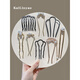 Hunan Princess New Chinese Pearl U-shaped Hairpin Women's 2025 New Bubble Head Hair Artifact Insert Hairpin Hairpin Headdress Gentle 2 pieces
