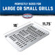 
KINGSFORD BB17081 Aluminum 14-carat aluminum foil lining