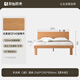 Original massives Holzbett Eiche nordisch modern