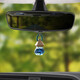 Langlong Car Aromatherapy Car Perfume Pendant Balm Decoration Car Fragrance Men's and Women's Car Deodorant Freshener Long-lasting Fragrance Blue Wind Chime (Light Fragrance)