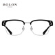 Bolon Tyrannosaurus Myopia Gläser Rahmen Augenbrauen Rahmen Männliche Quadratleuchte weibliche Anti-Blau-Licht BJ6172 B15