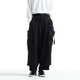 Y-3/Y3 Herrenmarke Lose und modische große Taschenhosen mit Weitbein-Hosen Raiby-Leg Casual Hosen JD3523 Black JD3523 M