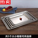 Tuojin Calidad alemana Importada 304 Bandeja de acero inoxidable Bandeja cuadrada Flat Square Bande
