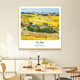 Yihuanyu Van Gogh Harvest Mural Oil Painting Style Living Room Decoration Painting Monet Famous Painting Modern Simple Sofa Background Wall Hanging Painting