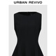 UR2025 Spring New Women's Modern Charming Waist Slim Sleeveless Dress UWG750015