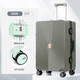 Not stopped. Retired souvenirs 20-inch bean green suitcase + crystal ornaments + backpack + red flower ribbon WZHL-15902
