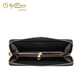 Goldlion wallet handbag 2025 new simple clutch women fashion women's wallet long wrist bag black