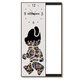 Miroir de vinaigrette push-pull cachée pour lentilles de contact ménagers Miroir de la chambre à coucher Miroir décoratif Miroir mural décoratif peinture d'un style avec horloge 30 * 100cm