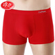 
LangSha 2/3 pairs of men's underwear pure. Cotton breathable loose large size plus fat medium waist solid color boxer shorts 9909 package - red + blue 2 pieces XL Recommended 90-120Jin [Jin equals 0.5 kg]