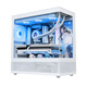 AMDR7 9700X/RX9070XT Huayue desktop computer host without graphics card host white sea view room e-sports 9800X3D game assembly computer DIY complete machine AiPC configuration six丨R7 9700X/RX 9070XT