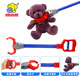 Robot de juguete Goldlok Arm Niños recogiendo plástico Telescópico Mango largo Clip Picking Smiers Toy Robot Robot Hand-Tiger 9859