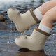 SEVEN ONLY OLINE Siamese Cat Children's Rain Shoes Girls Waterproof and Anti-Slip 2-year-old Baby Rain Boots Lightweight EVA Cute Children's Water Shoes Water Boots Pink 15 0 Inner Length 14.5cm Suitable for foot length 14
