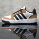 Adidas (adidas) Brettschuhe Herrenschuhe Frauenschuhe 2025 Sommer Neueinstieg Hochwertiges Paar Vielseitiges Low-Top-Sport-Casual-Schuhe JQ3923 Weiß/Schwarz/Earth Brown 43 (265 mm)