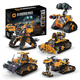 Jabadabado Kinderspielzeugprogrammierung Roboter Boy's 7-14. Geburtstagsgeschenk 6-10 Jahre alte Elektrowissenschaft und Bildung versammelten Bausteine Wali Robot Fünf-in-Eins [coole bunte Box]