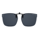 Parzin polarisierte Myopie Special Clip Sonnenbrille Leichtes anti-ultraviolettes Sonnenbrillen für Männer und Frauen 2025 Modell 12122 Transparent Grey