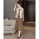 
Sibaiser Fashion Set 2025 Spring and Summer New Women's Blazer with Vest Skirt Commuter Two-piece Set