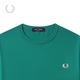 T-shirt à manches courtes de Fred Perry Men 2025 Nouvelle oreilles de blé de coton pur décontracté coloré M3519 Gru / Grass Green L