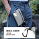Pelliot Bolso de bolso al aire libre Sports Shaking Travel Apries de tocador Bolsa de tarjeta de teléfono móvil Ligero Bolsa de tarjeta multifunción [resistente a las salpicaduras, resistentes al desgaste, livianos y portátiles] Gray