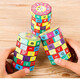 [Holiday d'été] Toys de puissance pour enfants Cube arithmétique détachable Cylindric Digital Early Education Toys 5 Cubes de grande taille