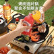 易泽家户外烤肉盘卡式炉烤肉锅家用麦饭石烧烤盘韩式铁板烧电磁炉 1.2厚34cm烤肉盘（897g