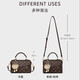 Ji Shizhe's Light Luxury Bag Women's Bag Shoulder Bag Women's Crossbody Bag Chinese Valentine's Day Gift for Girlfriend and Wife Memorial Gift Brown Fashionable and Versatile Women's Bag Small Bag Exquisite Gift Box