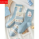 CLOLV KISS2025 NEUE SOCKS-MIDE-SOCKS für Frauen im Frühjahr, Herbst und Winter Baumwolle süße japanische Retro-Stapel-Socken Ins Trendy Socken 12778 One Size (35-40 Größen), kaufen 2 Sets, um fünf Yuan auszuziehen