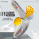 Pull back 2 pairs of insoles for men's sports shock-absorbing soft elastic anti-odor breathable sweat-absorbent military training 5016 2 pairs of yellow 41-42
