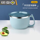 Clcey Instant Noodles Bowl 316 Leichter Edelstahl mit Abdeckungswohnheimen für Studenten, um 82L 316 Edelstahl Noble Schwarz, größer und verdickte 316 Edelstahl Noble Schwarz 1585l