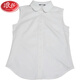 LangSha cotton white sleeveless bottoming white shirt women's autumn and winter French shirt layered with vest top vest shirt white-point-collar L (recommended 95-105Jin Jin equals about 0.5 kg)