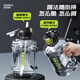 Cuidahuang Sports Water Cup Ton Cup Large Capacity Ton Bucket Sports Water Bottle Plastic Water Cup Black 1600ml