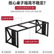 Mingjiurun Desk Boss Desk Simple Modern Single Manager Desk Desktop Computer Desk Cabinet Combination Simple Supervisor Large Desk Teak surface + black frame (including mobile side cabinet) 2.0 meters long * 0.8 meters wide