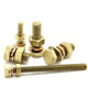 Huizhou brass screw flat washer spring washer set nut outer hexagonal bolt rod combination 456810 4*1020 sets