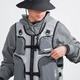 Summer 2025 new outdoor multi-pocket vest for fishing, mountaineering and cycling, four-season multi-functional men's and women's work vest, gray, one size fits all